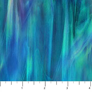 108" Wideback - Sprirt of Love Dark Teal by Northcott Fabrics